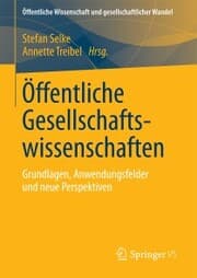 Cover von Öffentliche Gesellschaftswissenschaften