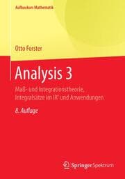 Cover von Analysis 3