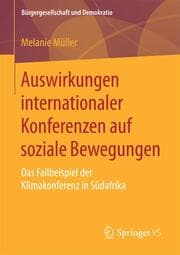 Cover von Auswirkungen internationaler Konferenzen auf soziale Bewegungen