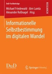 Cover von Informationelle Selbstbestimmung im digitalen Wandel