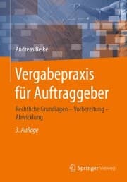 Cover von Vergabepraxis für Auftraggeber