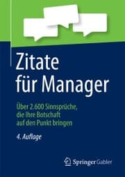 Cover von Zitate für Manager