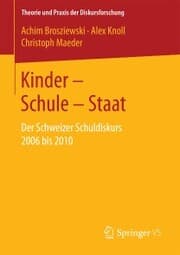 Cover von Kinder - Schule - Staat