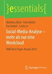 Cover von Social-Media-Analyse - mehr als nur eine Wordcloud