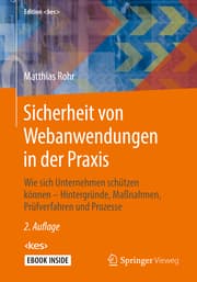 Cover von Sicherheit von Webanwendungen in der Praxis