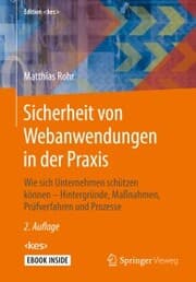 Cover von Sicherheit von Webanwendungen in der Praxis