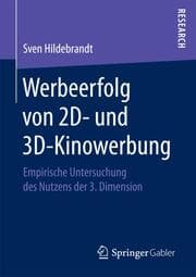 Cover von Werbeerfolg von 2D- und 3D-Kinowerbung
