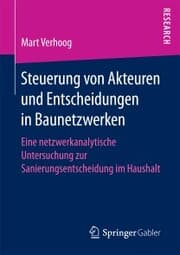 Cover von Steuerung von Akteuren und Entscheidungen in Baunetzwerken