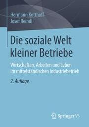 Cover von Die soziale Welt kleiner Betriebe