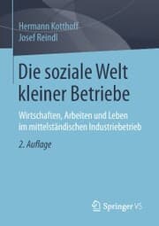 Cover von Die soziale Welt kleiner Betriebe