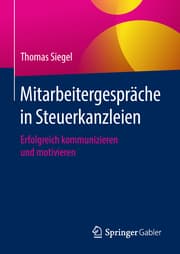 Cover von Mitarbeitergespräche in Steuerkanzleien