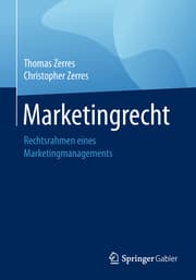 Cover von Marketingrecht