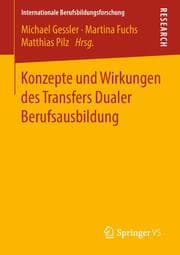 Cover von Konzepte und Wirkungen des Transfers Dualer Berufsausbildung