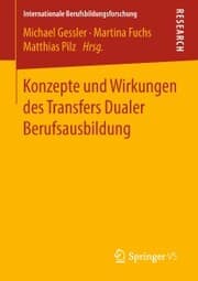 Cover von Konzepte und Wirkungen des Transfers Dualer Berufsausbildung