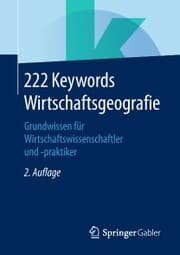 Cover von 222 Keywords Wirtschaftsgeografie