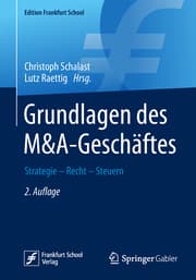 Cover von Grundlagen des M&A-Geschäftes