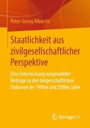 Cover von Staatlichkeit aus zivilgesellschaftlicher Perspektive