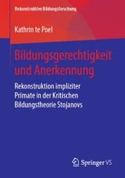 Cover von Bildungsgerechtigkeit und Anerkennung