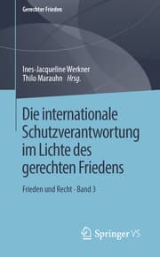 Cover von Die internationale Schutzverantwortung im Lichte des gerechten Friedens