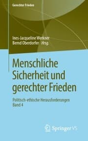 Cover von Menschliche Sicherheit und gerechter Frieden