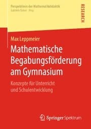 Cover von Mathematische Begabungsförderung am Gymnasium