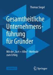 Cover von Gesamtheitliche Unternehmensführung für Gründer