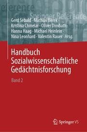 Cover von Handbuch Sozialwissenschaftliche Gedächtnisforschung