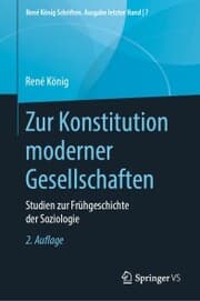 Cover von Zur Konstitution moderner Gesellschaften