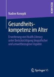 Cover von Gesundheitskompetenz im Alter
