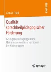 Cover von Qualität sprachheilpädagogischer Förderung