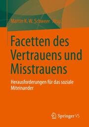 Cover von Facetten des Vertrauens und Misstrauens