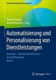 Cover von Automatisierung und Personalisierung von Dienstleistungen