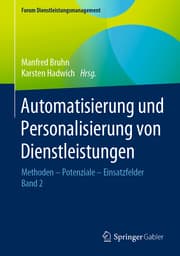 Cover von Automatisierung und Personalisierung von Dienstleistungen 2