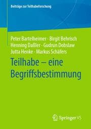 Cover von Teilhabe - eine Begriffsbestimmung