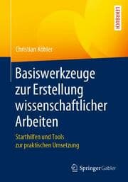 Cover von Basiswerkzeuge zur Erstellung wissenschaftlicher Arbeiten
