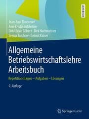 Cover von Allgemeine Betriebswirtschaftslehre Arbeitsbuch