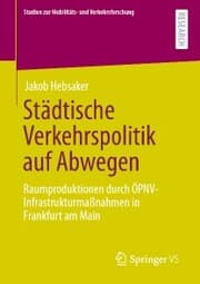 Cover von Städtische Verkehrspolitik auf Abwegen