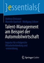 Cover von Talent-Management am Beispiel der Automobilwirtschaft