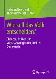 Cover von Wie soll das Volk entscheiden?