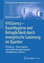 Cover von HYGGiency - Raumhygiene und Behaglichkeit durch energetische Sanierung im Quartier