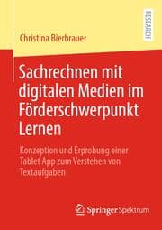 Cover von Sachrechnen mit digitalen Medien im Forderschwerpunkt Lernen