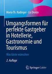Cover von Umgangsformen für perfekte Gastgeber in Hotellerie, Gastronomie und Tourismus