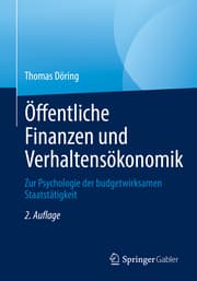 Cover von Öffentliche Finanzen und Verhaltensökonomik