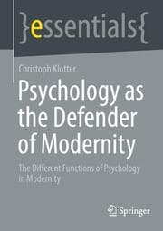 Cover von Psychology as the Defender of Modernity