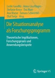 Cover von Die Situationsanalyse als Forschungsprogramm