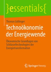 Cover von Technoökonomie der Energiewende