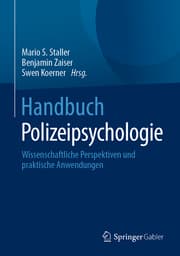 Cover von Handbuch Polizeipsychologie
