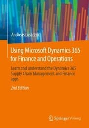 Cover von Using Microsoft Dynamics 365 for Finance and Operations