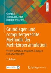 Cover von Grundlagen und computergerechte Methodik der Mehrkörpersimulation
