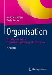 Cover von Organisation